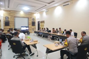 Kapolresta Bulungan Mengikuti Anev Commander Wish Kapolda Kaltara Evaluasi Program dan Capaian Kinerja (2)